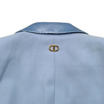 Twinset Giacca Tinta Unita con Bottoni per Bambina 251GJ2QNAX AZZURRO TWINSET 