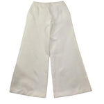Fun & Fun Pantalone Tinta Unita Modello A Zampa per Bambina FNCJPT01074X PANNA FUN & FUN 