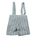 Pure Firenze Bermuda Fantasia A Righe con Bretelle per Neonato PC03291 AZZURRO PURE FIRENZE 
