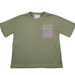 Trussardi T-Shirt Girocollo Tinta Unita con Stampa per Bambino TBP26125TS VERDE TRUSSARDI 