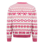 SAINT BARTH maglia girocollo tinta unita con stampa Fuxia per Neonata PRC00050 FUXIA SAINT BARTH 