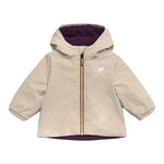 K-WAY giubbino bicolore reversibile  Viola/beige per Neonata K71338WXX VIOLA/BEIGE K-WAY 