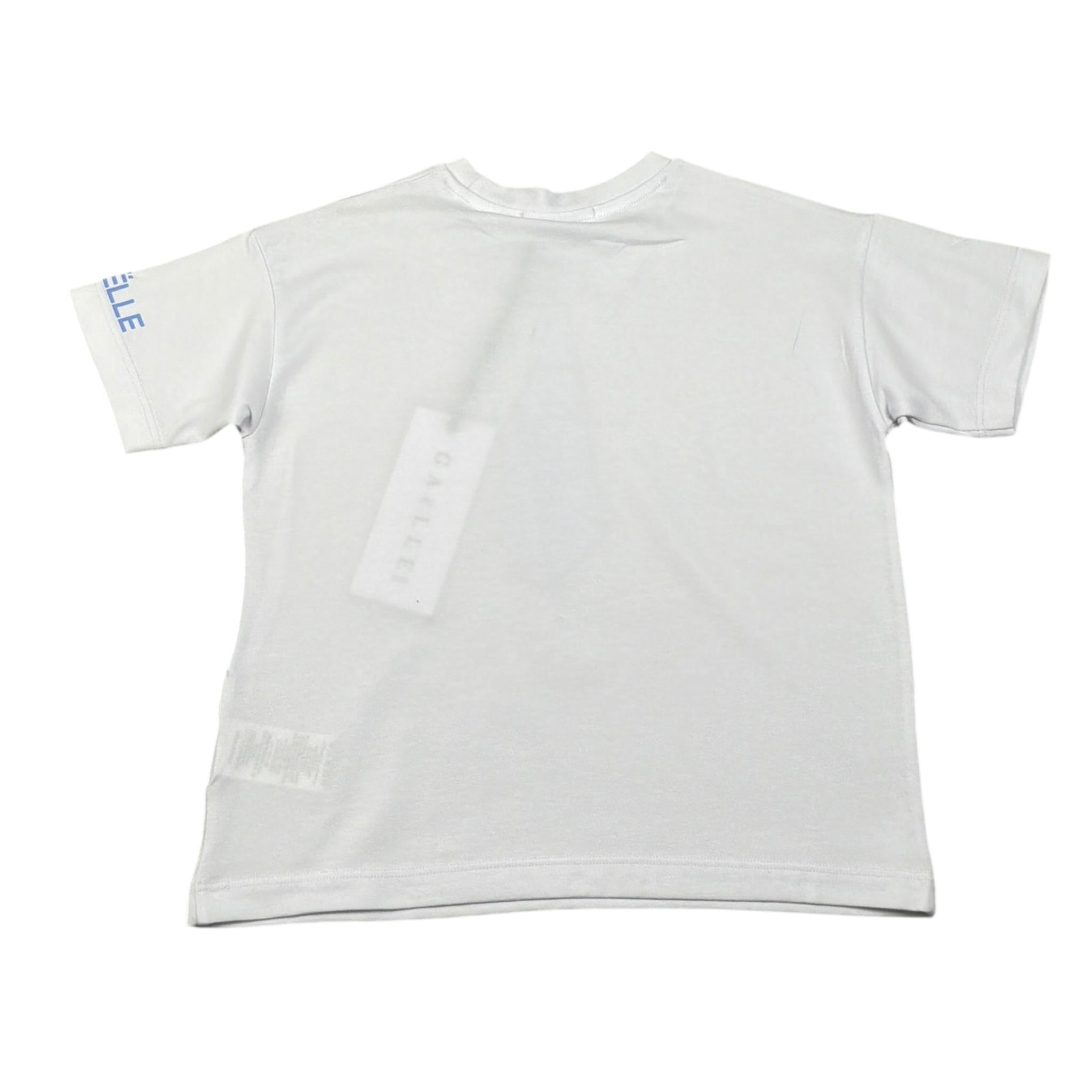 Gaelle T-Shirt tinta unita con Stampa Bianco per Bambina 2746M00528 BIANCO GAELLE 