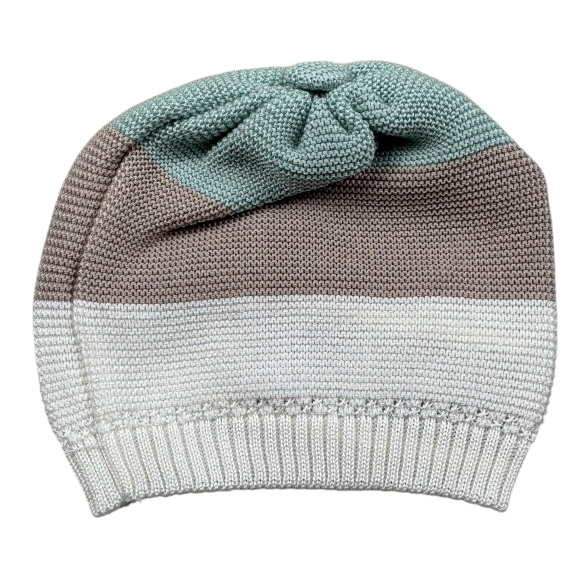 Marlu' Cappello Tricolore con Ricami per Neonata EP5671 MULTICOLOR MARLU' 