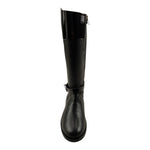 BALMAIN stivale modello alto tinta unita con logo Nero per Bambina BV0A76 NERO BALMAIN 
