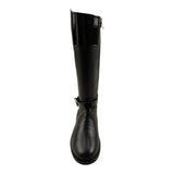BALMAIN stivale modello alto tinta unita con logo Nero per Bambina BV0A76 NERO BALMAIN 