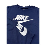 Nike t-shirt tinta unita con stampa per Bambino 86L596 BLU NIKE 