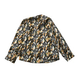 Daniele Alessandrini Camicia Multicolor Manica Lunga Con Fantasia Multicolor Per Bambino