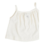 Calvin Klein Top Tinta Unita con Bretelle per Bambina IG0IG02870 PANNA CALVIN KLEIN 