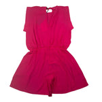 Gaelle Tuta Intera Corta Tinta Unita con Logo per Bambina 2746J00014 FUXIA GAELLE 