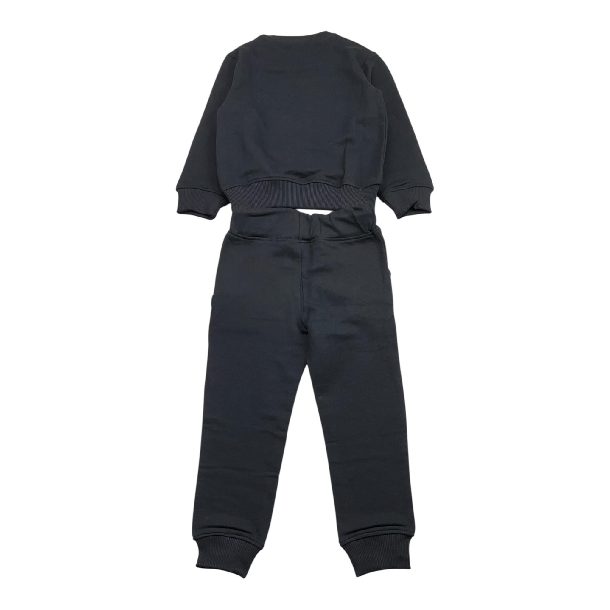 ZU+ELEMENTS completo 2pz felpa-pantalone Nero per Bambino ZU293X NERO ZU+ELEMENTS 