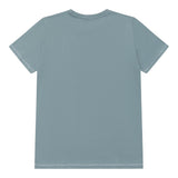 Guess T-Shirt Tinta Unita con Stampa per Bambino L5RI22K8HM4 AZZURRO GUESS 