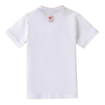 Sarabanda T-Shirt Tinta Unita con Stampa per Bambino 0B144X BIANCO SARABANDA 