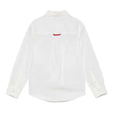 Fay Camicia Tinta Unita Manica Lunga per Neonato FW5Q20XN BIANCO FAY 