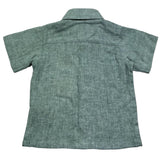 Trussardi Camicia Mezza Manica Tinta Unita per Neonato TIP26068CA VERDE TRUSSARDI 