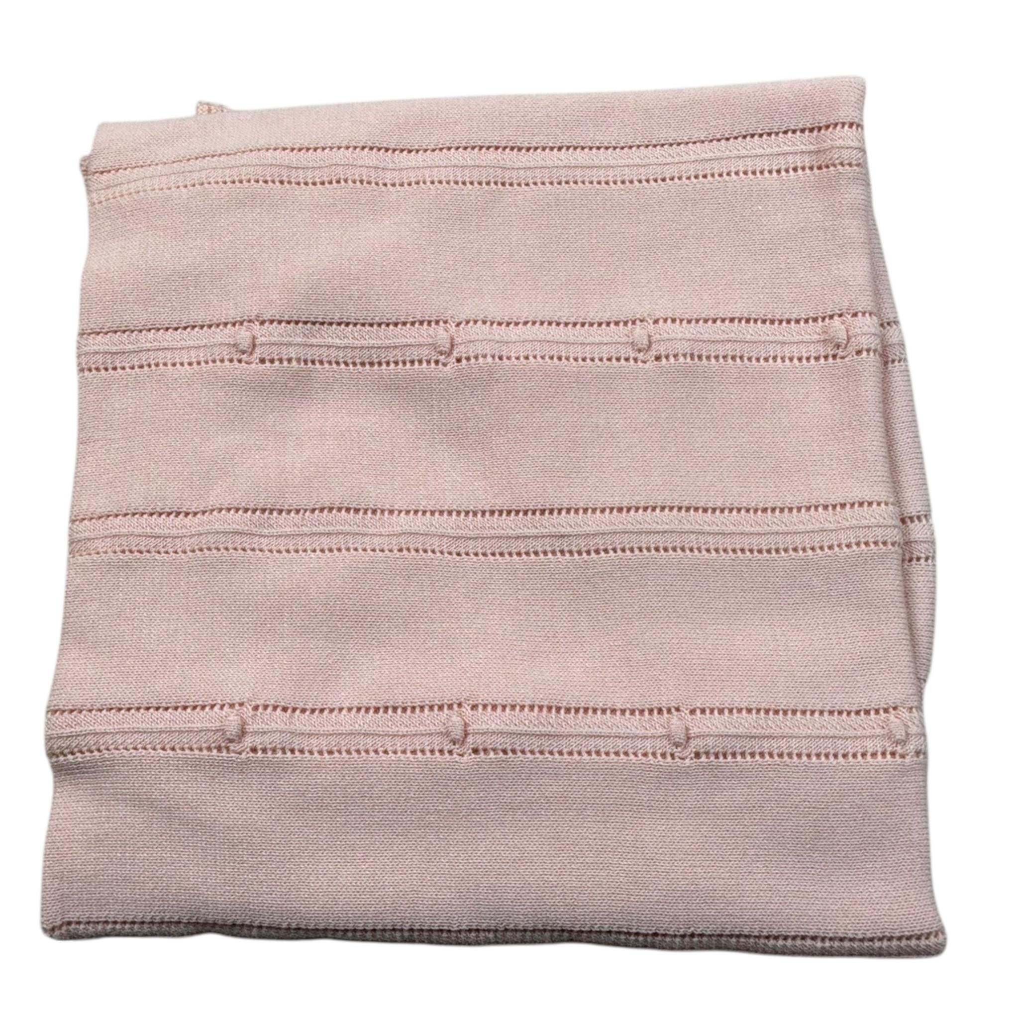Wedoble Coperta Tinta Unita con Ricami per Neonata V2401306A ROSA WEDOBLE 