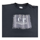 C.P. Company T-Shirt Girocollo Tinta Unita con Stampa per Bambino CQM002 NERO C.P. COMPANY 