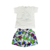 Sardon Completo T-Shirt-Costume Pesciolini Bianco per Neonato