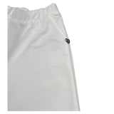 Please Pantalone Tinta Unita con Elastico In Vita per Bambina PE51172G73J PANNA PLEASE 