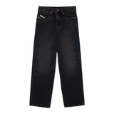 DIESEL jeans tinta unita 5 tasche Nero per Bambino J019233 NERO DIESEL 