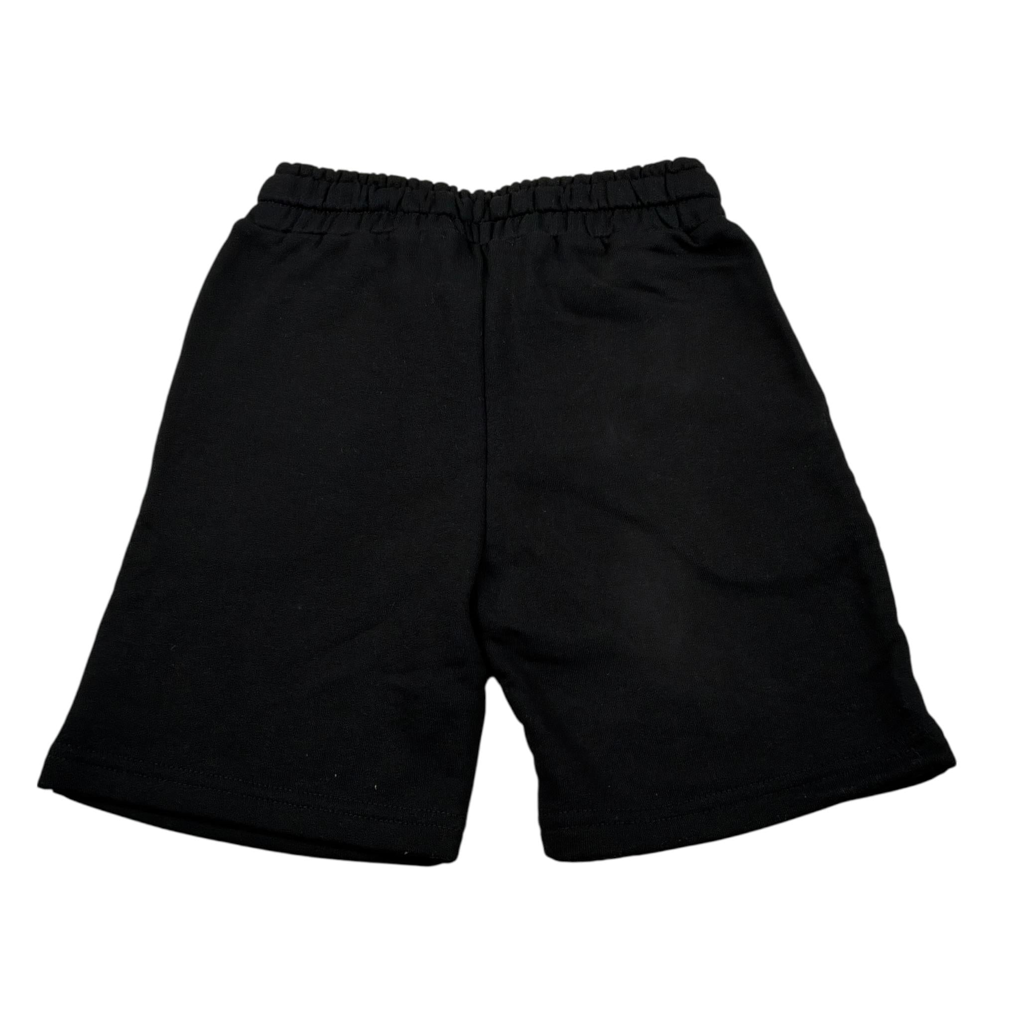 Hinnominate Bermuda tinta unita con Logo Nero per Bambino 3636F0168 NERO HINNOMINATE 