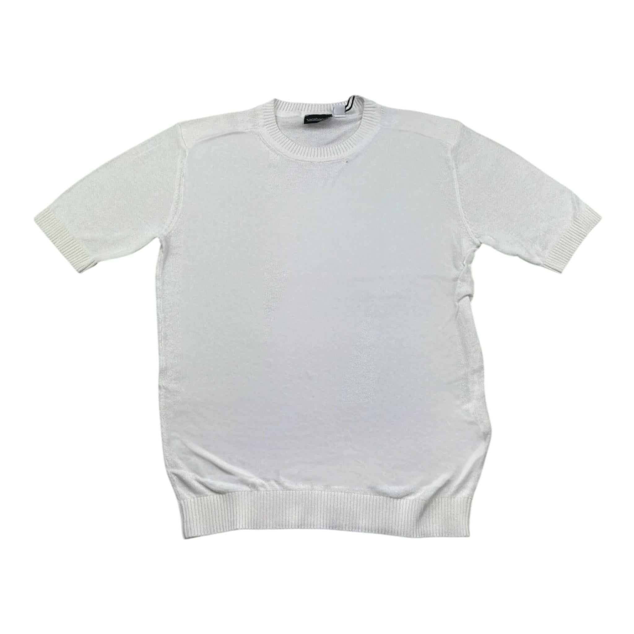 Sarabanda T-Shirt Girocollo Tinta Unita per Bambino 0B720 BIANCO SARABANDA 