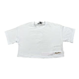 Refrigiwear T-Shirt Girocollo Tinta Unita con Logo per Bambina 308TRFJS25 BIANCO REFRIGIWEAR 