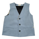 Manuel Ritz Gilet Tinta Unita con Bottoni per Bambino MR2892 AZZURRO MANUEL RITZ 