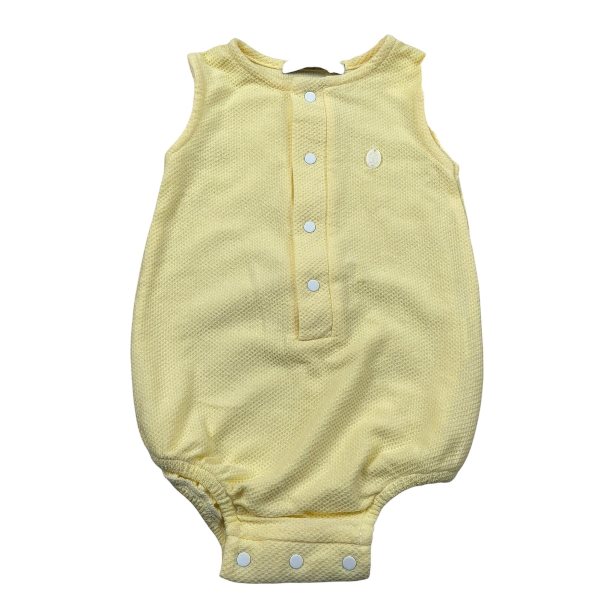 Babidu Pagliaccett Giromanica Tinta Unita per Neonato 32340 GIALLO BABIDU 