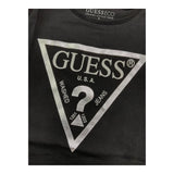 GUESS shirt girocollo tinta unita con stampa Nero per Bambino J84I36K8HM0 NERO GUESS 