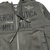 AERONAUTICA MILITARE completo 2pz felpa-pantalone tinta unita con stampa Verde per Neonato 242TF0002AJRF758N VERDE AERONAUTICA MILITARE 