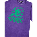 Dsquared2 T-Shirt Girocollo tinta unita con Collaborazione Invicta Viola per Bambino DQ2924X VIOLA DSQUARED2 