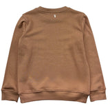 Trussardi Felpa Chiusa Girocollo Tinta Unita con Logo per Bambino TBP26013FE MARRONE TRUSSARDI 