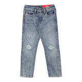 Diesel Jeans Tinta Unita con Girovita Regolabile per Bambino J00809X AZZURRO DIESEL 