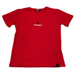 Zu+Elements T-Shirt Girocollo Tinta Unita con Logo per Bambino ZU218 ROSSO ZU+ELEMENTS 