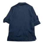 Antony Morato Polo Tinta Unita Collo Coreano per Bambino MKKL00249 BLU ANTONY MORATO 