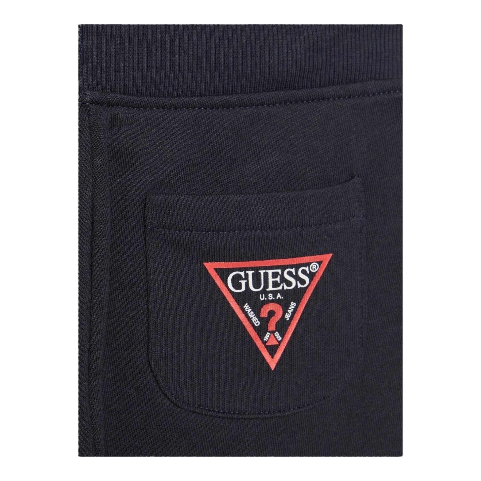 Guess Bermuda Tinta Unita con Logo per Neonato N93Q18KAUG0NX BLU GUESS 