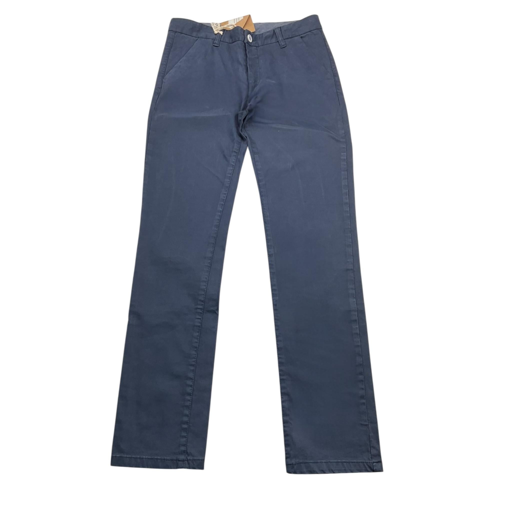 HILL'S pantalone tinta unita con girovita regolabile Blu per Bambino HPAW052 BLU HILL'S 