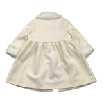 COLORI CHIARI cappotto tinta unita con pelliccia Bianco per Neonata FN117905 BIANCO COLORI CHIARI 