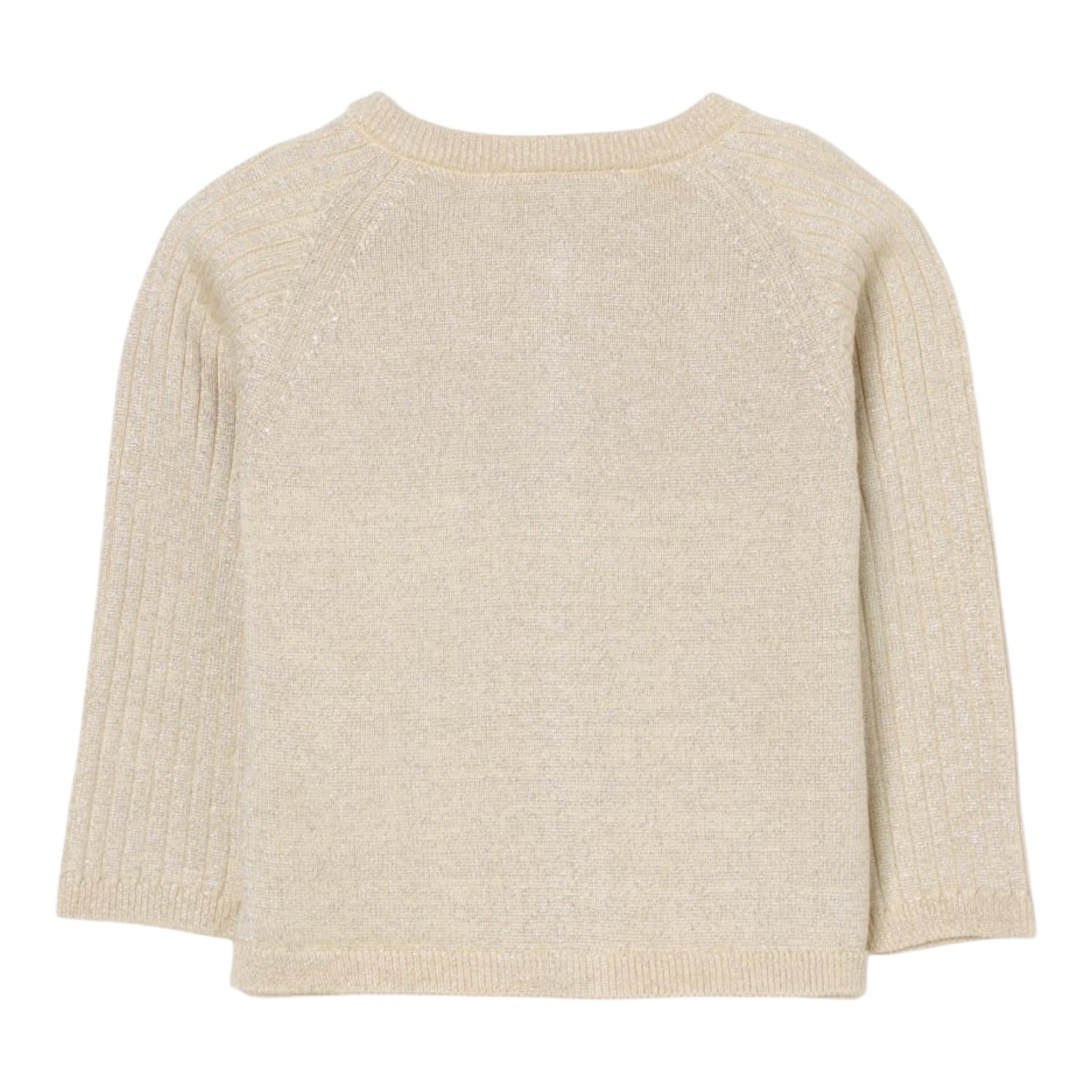 Michael Kors Cardigan tinta unita Beige per Bambina R30315 BEIGE MICHAEL KORS 