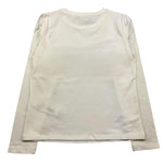 MISS BLUMARINE shirt girocollo tinta unita con brillantini Bianco per Bambina IF4140 BIANCO MISS BLUMARINE 