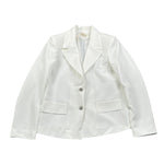 Illiana Giacca Tinta Unita con Bottoni per Bambina 535 BIANCO ILLIANA 