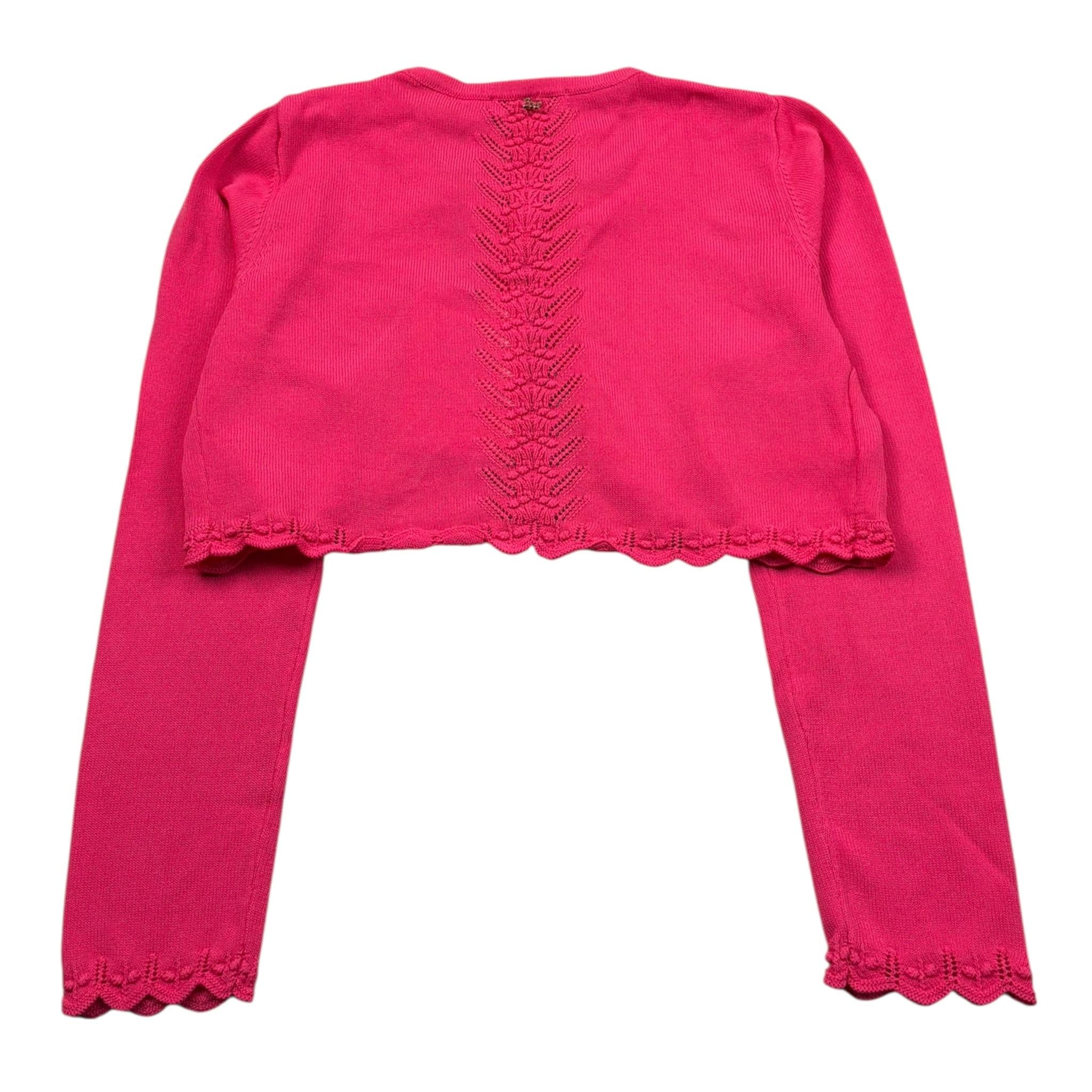 Abel & Lula Coprispalle tinta unita con Ricami Fuxia per Bambina 5366 FUXIA ABEL & LULA 