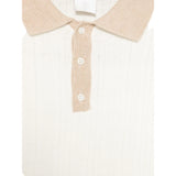 Eleventy Polo Mezza Manica Tinta Unita per Bambino EW9P01X PANNA ELEVENTY 