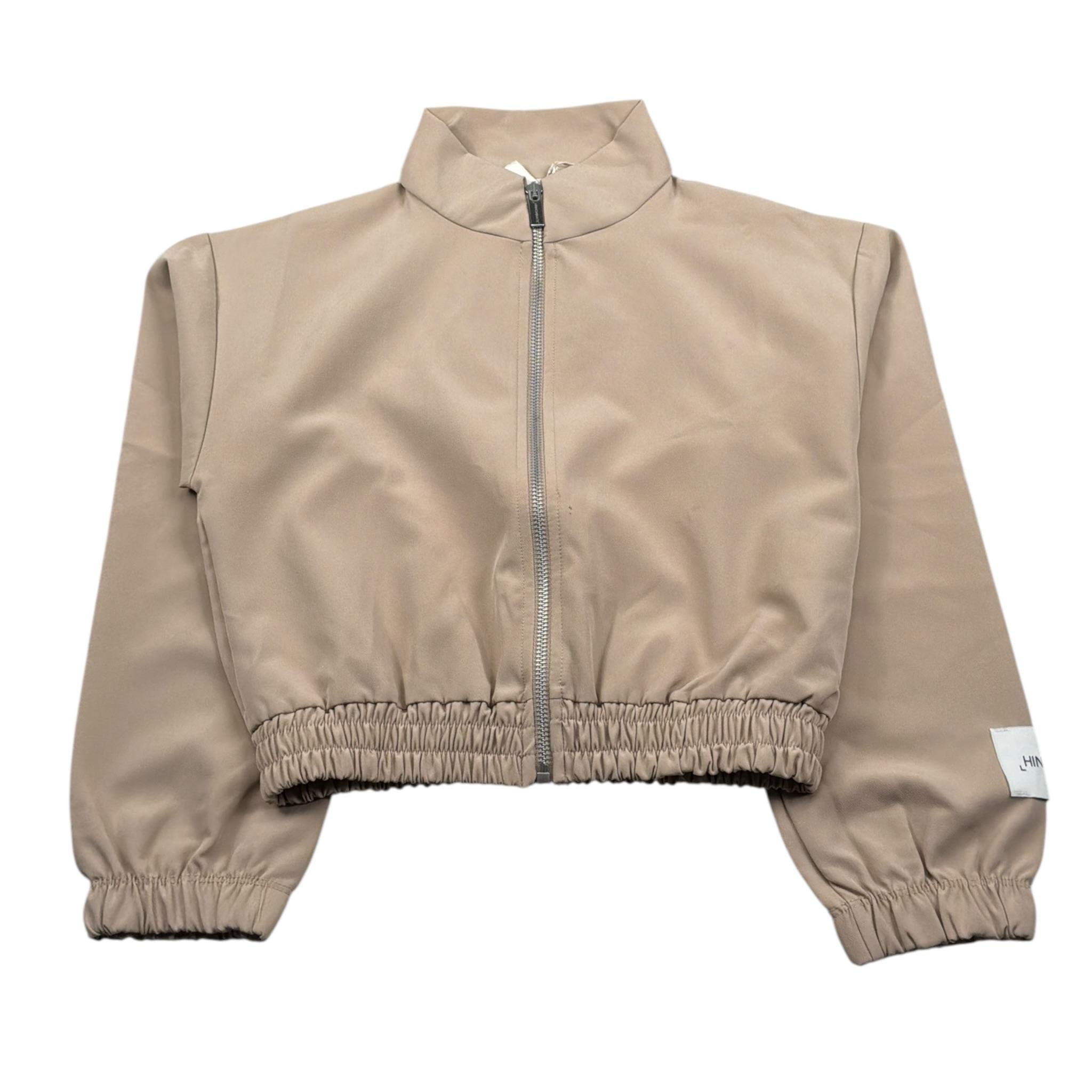 Hinnominate Giubbino con Zip tinta unita con Logo Beige per Bambina 3641FY0281 BEIGE HINNOMINATE 