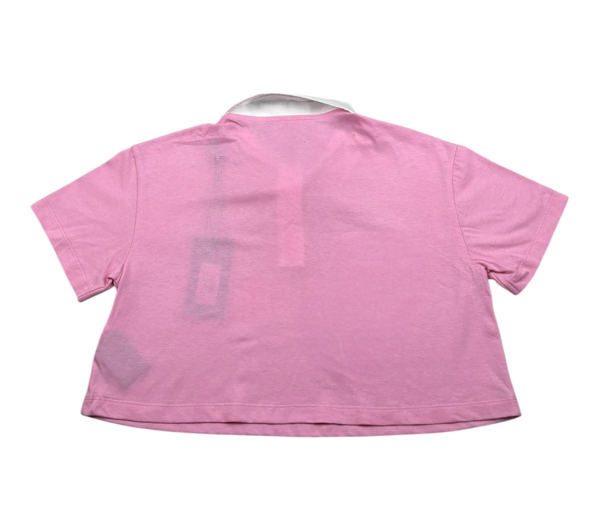 Just Cavalli Polo Mezza Manica Tinta Unita con Colletto per Bambina JGP26043PO ROSA JUST CAVALLI 