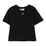 Twinset T-Shirt Girocollo Tinta Unita per Bambina 251GJ2481X NERO TWINSET 