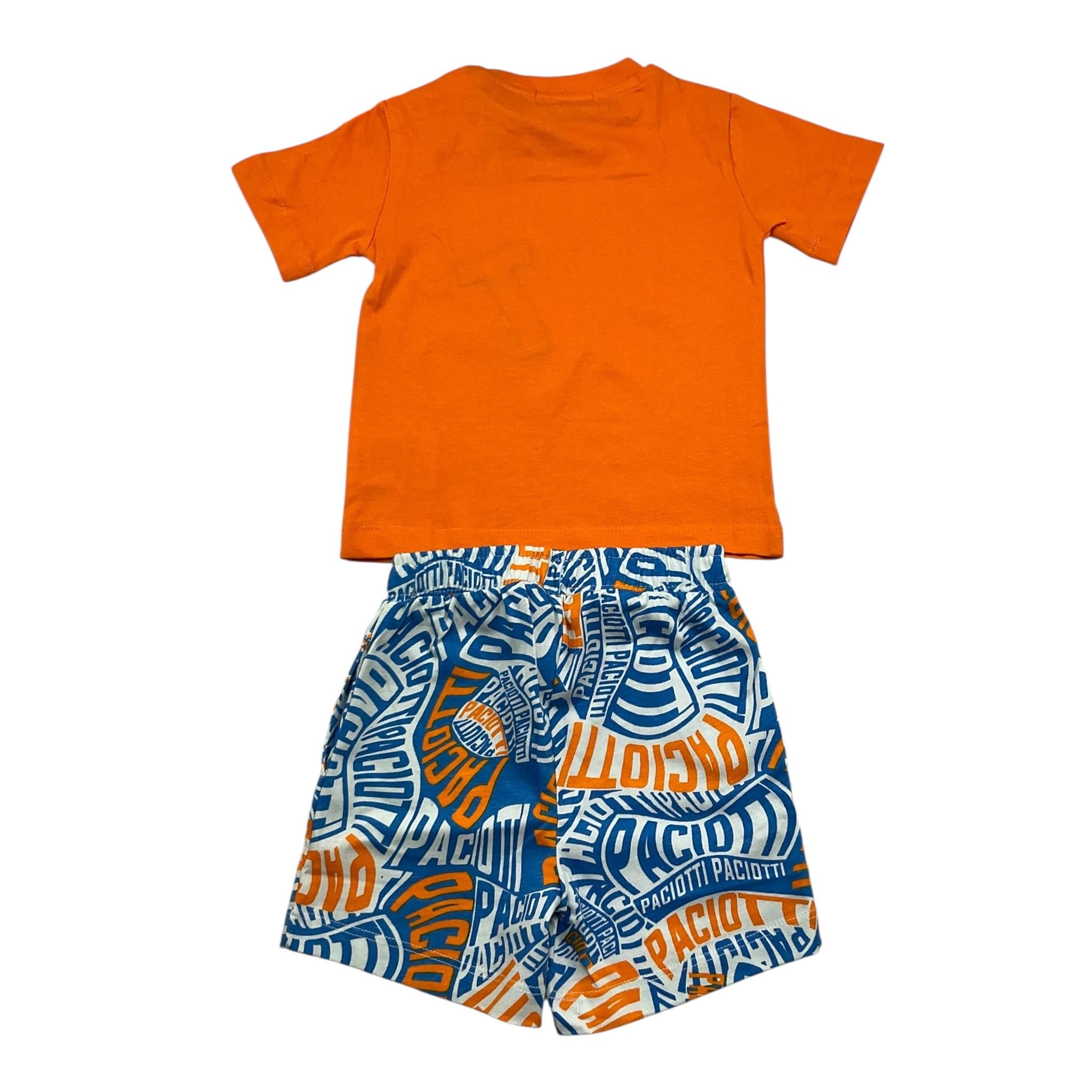 Cesare Paciotti Completo 2 Pezzi T-Shirt-Bermuda per Neonato COMP5127B ARANCIONE CESARE PACIOTTI 