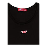 Diesel Canotta Tinta Unita con Logo per Bambina J02238 NERO DIESEL 