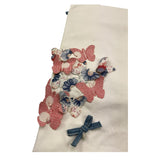 Ninnaoh Coperta Tinta Unita con Applicazioni per Neonata E21COP8 BIANCO NINNAOH 